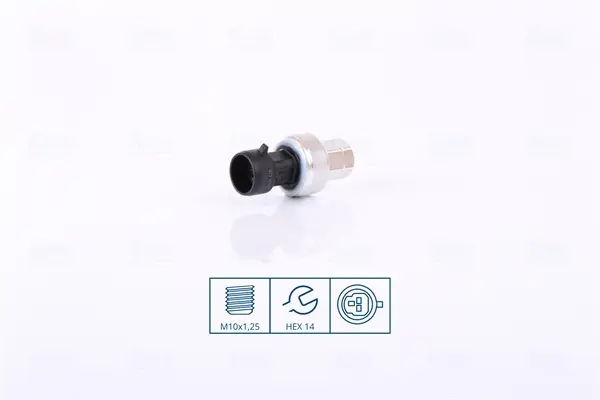 Comutator presiune aer conditionat potrivit RVI MASCOTT; DACIA DUSTER, DUSTER SUV, LOGAN, LOGAN EXPRESS, LOGAN MCV, SANDERO; NISSAN INTERSTAR, KUBISTAR, NV250, NV400, PRIMASTAR 1.0-Electric 08.95-