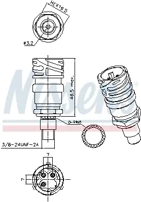 Comutator presiune aer conditionat potrivit VOLVO FL, FLC, FM10, FM12, FM7, FM9 D10A320-D9B300 09.96-