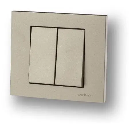 Comutator ST Grano Met Ovivo, 250V, 10A, IP20, titan