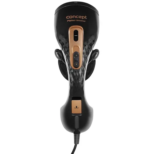 Concept Aparat de calcat vertical cu abur Concept NO8000, 1300 W, 150 ml, Abur 25 gr/min, Negru/Auriu