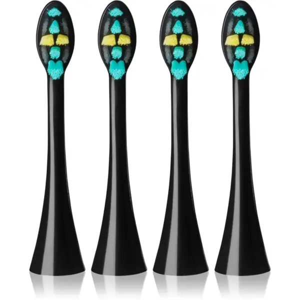 Concept Perfect Smile 3D Daily Clean ZK0071 capete de schimb pentru periuță de dinți sonică Black ZK7011 4 buc
