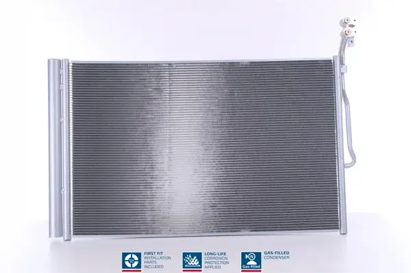 Condensator climatizare (cu uscator, element aditional) potrivit PORSCHE CAYENNE; VW TOUAREG 3.0D-4.8 01.10-