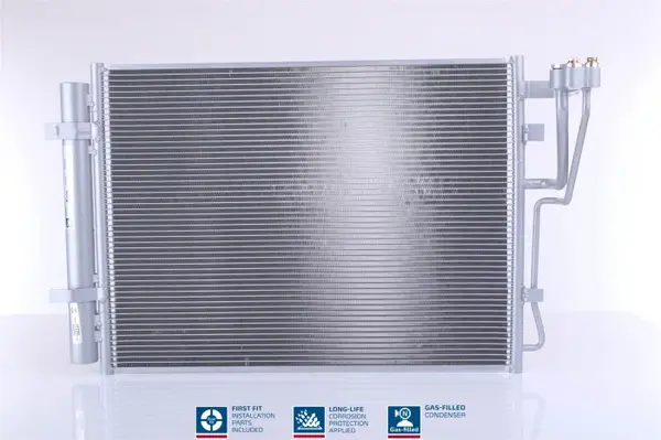 Condensator climatizare (cu uscator, element aditional) potrivit HYUNDAI IX20; KIA VENGA 1.4D 1.6D 02.10-