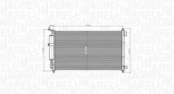 Condensator climatizare (cu uscator) potrivit NISSAN JUKE, MICRA C+C III, MICRA III, NOTE, TIIDA 1.0-1.8 01.03-12.19