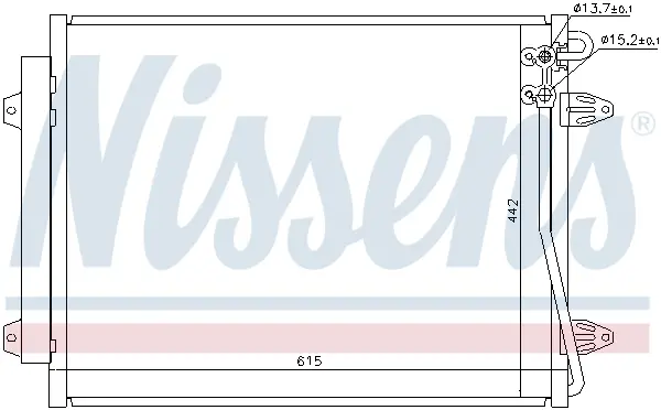 Condensator, climatizare NISSENS 94832