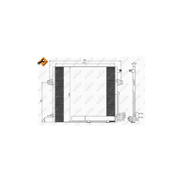 Condensator, climatizare NRF 35618