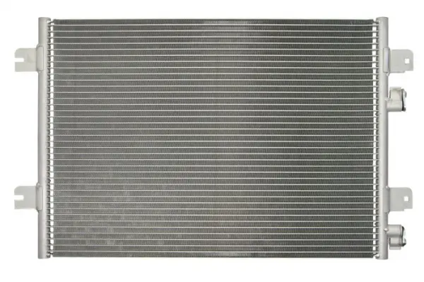 Condensator climatizare potrivit DACIA LOGAN, LOGAN EXPRESS, LOGAN MCV, SANDERO; LADA LARGUS; RENAULT LOGAN I, MEGANE I, MEGANE I CLASSIC, MEGANE I COACH, SCENIC I 1.4-2.0 01.96-