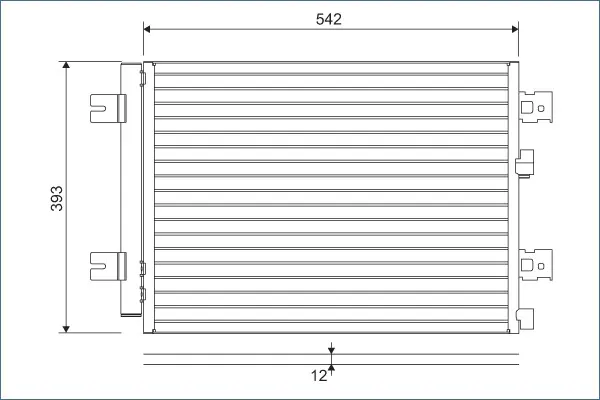 Condensator, climatizare VALEO 814077