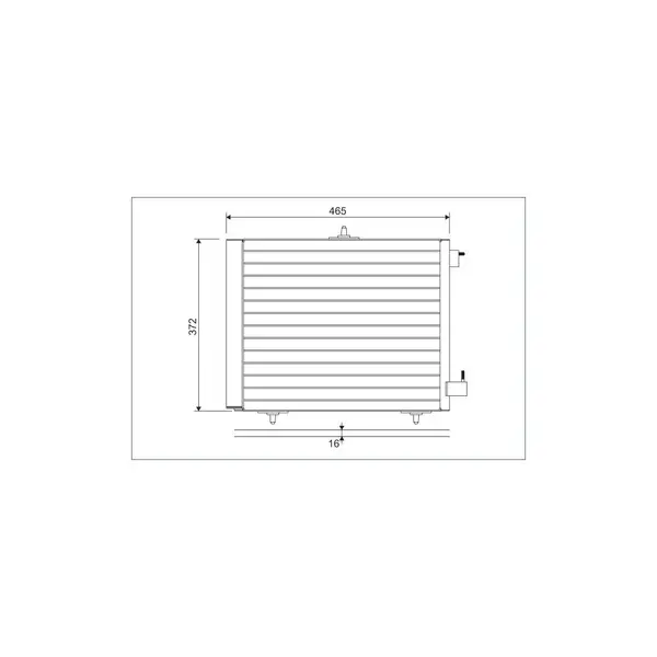Condensator, climatizare VALEO 814095