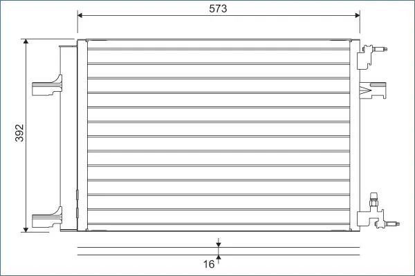 Condensator, climatizare VALEO 814201