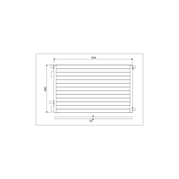 Condensator, climatizare VALEO 817608