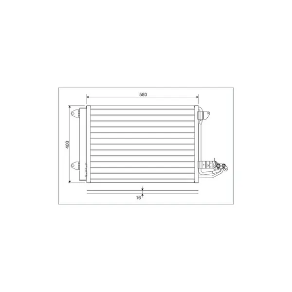 Condensator, climatizare VALEO 817777