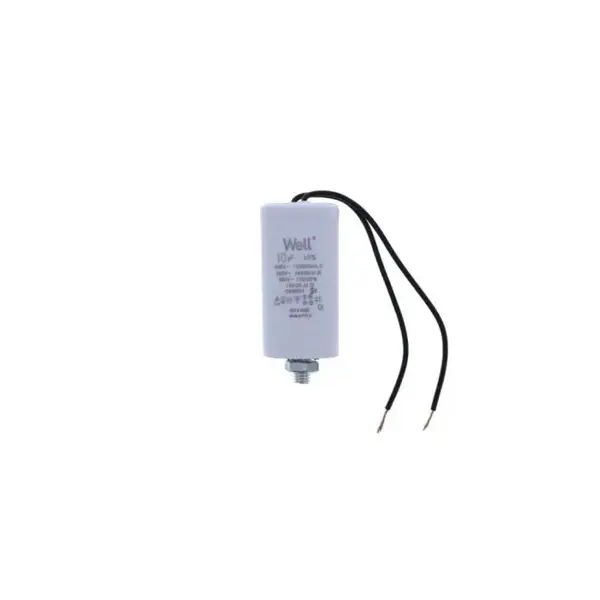 Condensator pornire motor 400V 10uF cu fir, Well