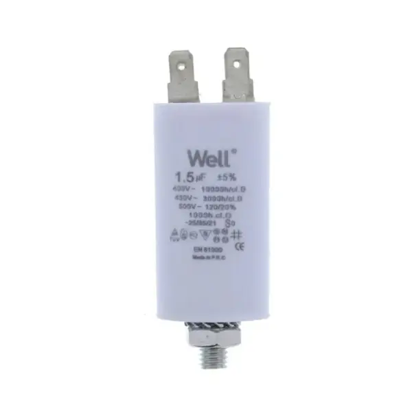 Condensator pornire motor 400V 4.5uF cu pin, Well