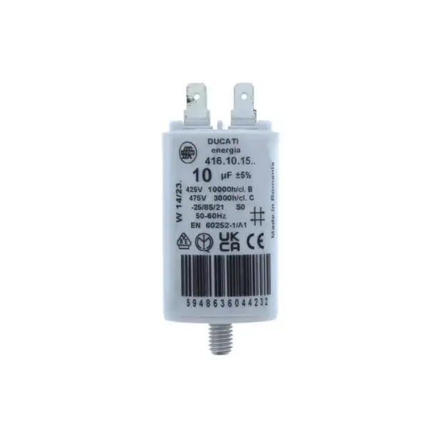 Condensator pornire motor 425V 10uF cu pin, Ducati Energia 416101564