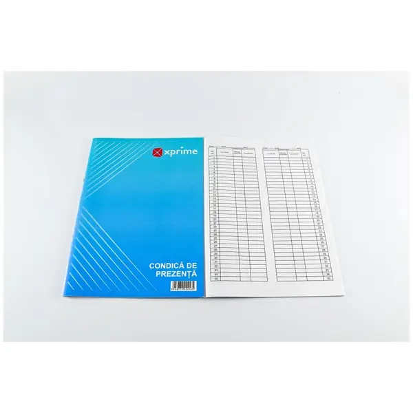 Condica prezenta A4 hartie offset 14 file+coperta carton 300 g/mp Condica prezenta A4 hartie offset 14 file+coperta carton 300 g/mp