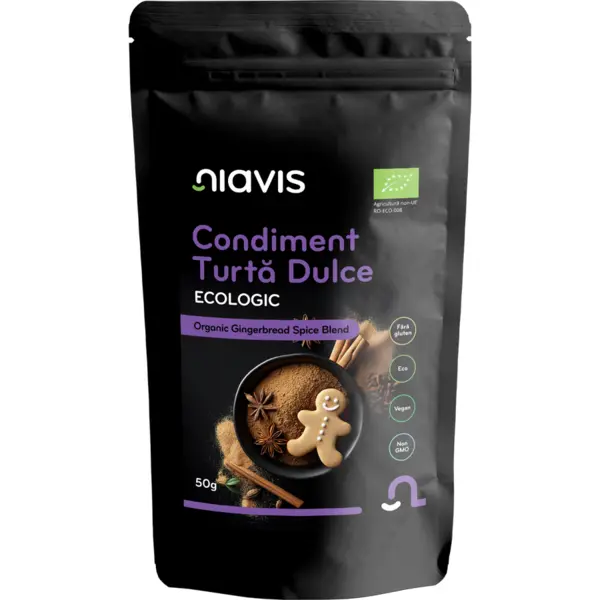 Condiment Turta Dulce fara Gluten Ecologic/Bio 50g