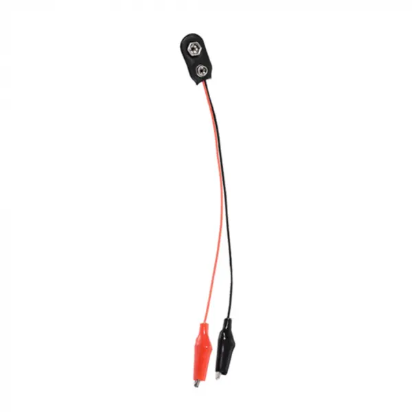 Conector baterie 9V cu cleme crocodil