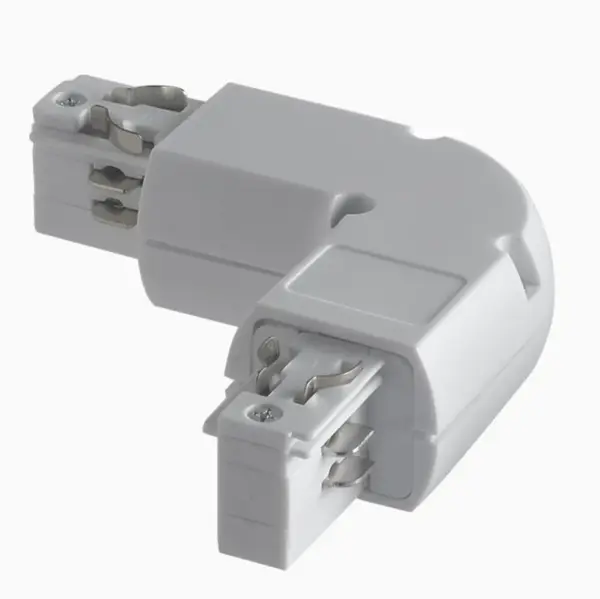Conector colt "L" circuit dreapta alb INTERO - Default Title