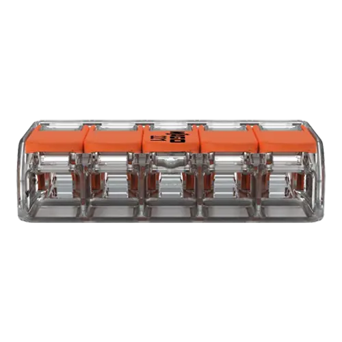 Conector derivatie 5 fire, max. 6 mm² (15 buc.) - WAGO 221-615