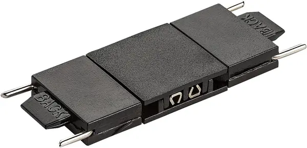 Conector drept în formă de I Rabalux - LiTrack, Connect+ 70201, negru