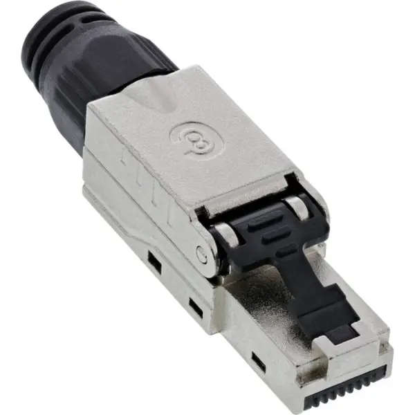 Conector ecranat RJ45 Cat.8.1 pentru fir solid, InLine 76204C