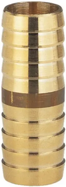 Conector furtun Gardena - Mamelon-mamelon, drept, alamă, 1''
