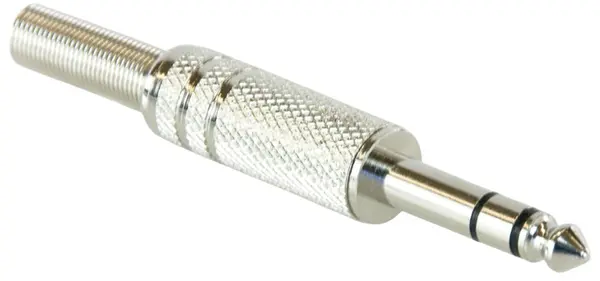 Conector Master Audio - HY044, 6.3 mm, argintiu