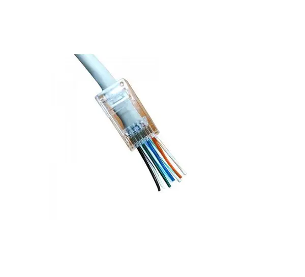 Conector Mufa retea UTP RJ45 CAT 6 Pass through connector
