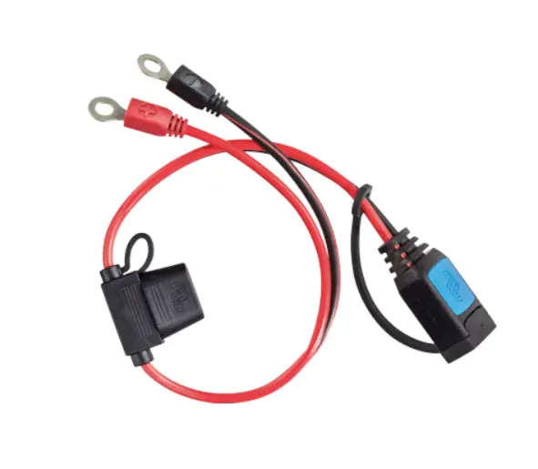 conector papuc inelat m6 cu siguranta fuzibila victron energy m6 eyelet connector with 30a ato fuse