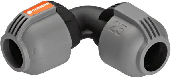Conector pentru furtun Gardena - Cuplare rapidă Femeie cuplare rapidă Femeie, unghiular, ⌀25 mm