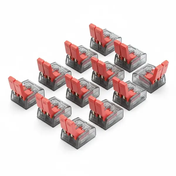 Conector rapid cablu 2P, 0.2-4mm, 32A 450V 10 bucati