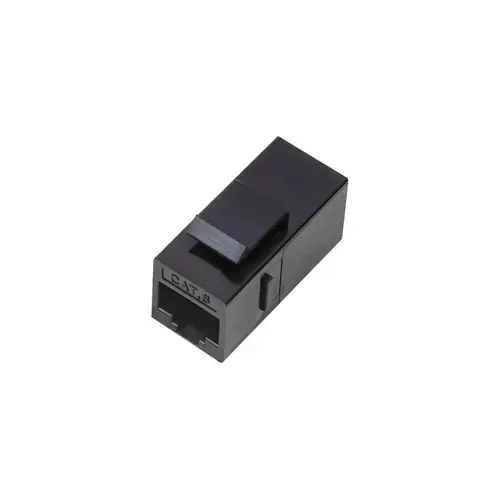 Conector RJ45-RJ45 pentru panou UTP, Alantec, Cat.5e, Negru