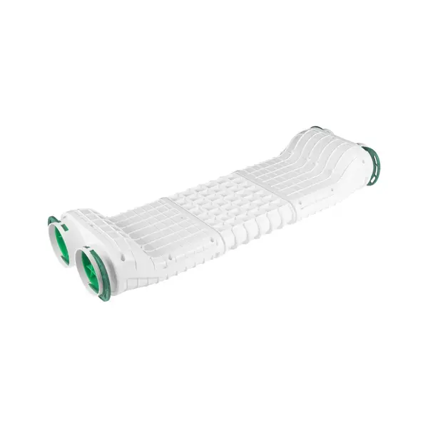 - Conector subtraversare pentru tubulatura (Cross conector) - 2xØ75 Awenta
