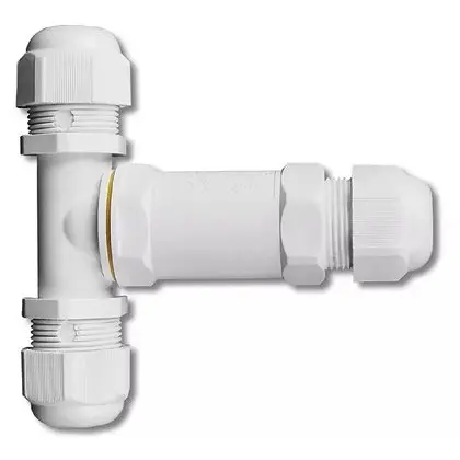 Conector terminal t 8-12MM IP68 - alb V-TAC SKU-5979