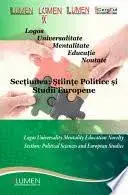 Conferinta Lumen sectiunea - Stiinte Politice si Studii Europene/***