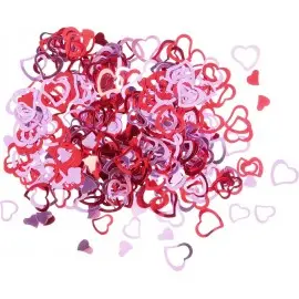 Confetti stralucitoare – inimi , 2