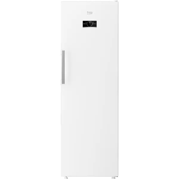 Congelator Beko B5RFNE314W, 286 l, NoFrost, Safety Glass, Compartiment congelare rapida, Tava gheata, H 186.5 cm, Alb, Clasa E