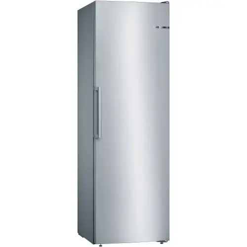Congelator Bosch GSN36VIEP, 242 L, NoFrost, MultiAirflow, 4 sertare, Display TouchControl, Clasa E, H 186 cm (Inox)