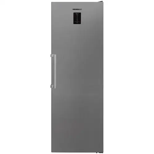 Congelator Heinner HFF-V280NFXE++, 279 l, 7 sertare, No Frost, Control electronic, Alarma usa deschisa, Freezer Shield, Clasa E, H 186 cm (Inox)