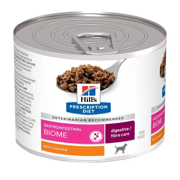 Conserva dietetica pentru caini Hill s PD Gastrointestinal Biome cu pui 200 gr
