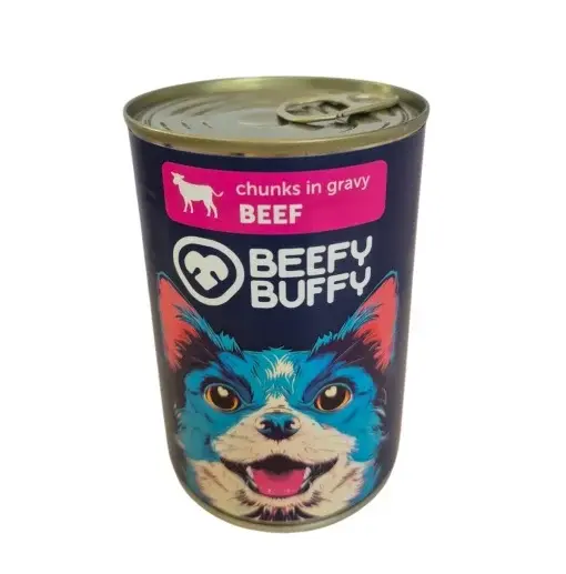 Conserva pentru caini Beefy Buffy cu vita 415 gr