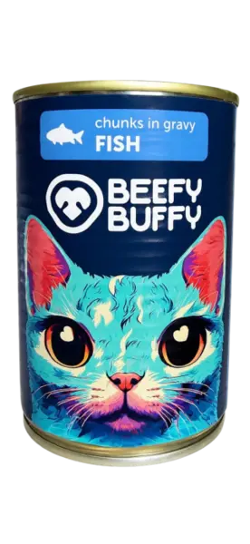 Conserva pentru pisici Beffy Buffy cu peste 415 gr