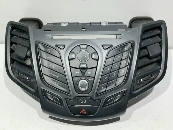 Consola centrala comanda radio cu grile ventilatie 8A61-18A802-BKW Ford Fiesta 7 facelift (2013-2017) [MK7]