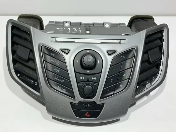 Consola centrala comanda radio cu grile ventilatie 8A6T-18K811-AD Ford Fiesta 7 (2008-2012) [MK7]