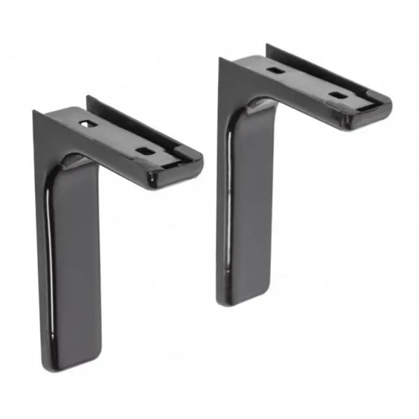 Consola cu Masca, 80 x 120 mm, 2 Buc/Set, Finisaj Negru
