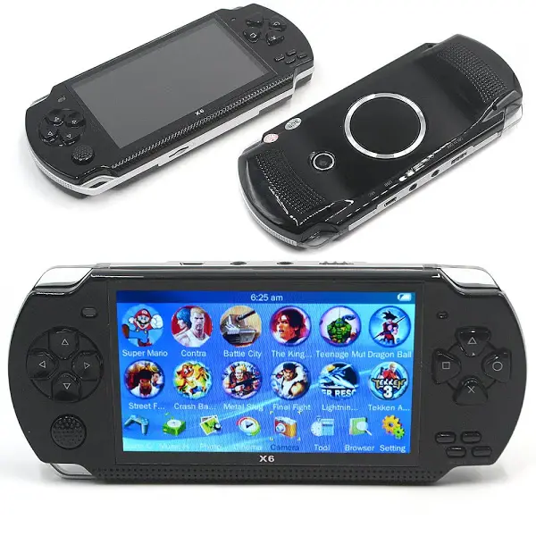 Consola de jocuri video, ecran 4.3 inch, capacitate 5 ore, 500 jocuri
