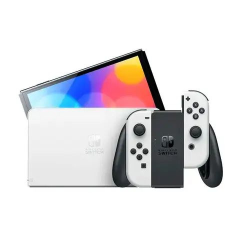 Consola OLED NINTENDO Switch, 64GB (Alb)