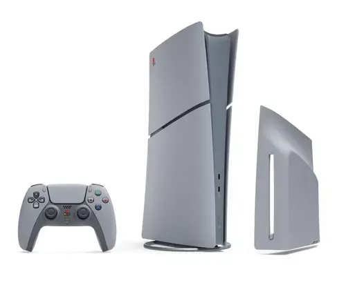 Consola PlayStation 5 Slim (PS5) Digital Edition - 30th Anniversary Limited Edition Bundle, 1 TB (Gri)