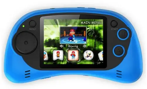 Consola Portabila Serioux SRX-PGC200-BL, Ecran 2.7inch, 200 jocuri incluse (Albastru)
